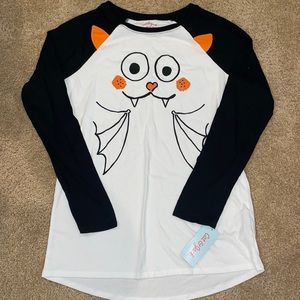 Cat & Jack Halloween Bat long-sleeve t-shirt XL 14/16 NWTs Kids